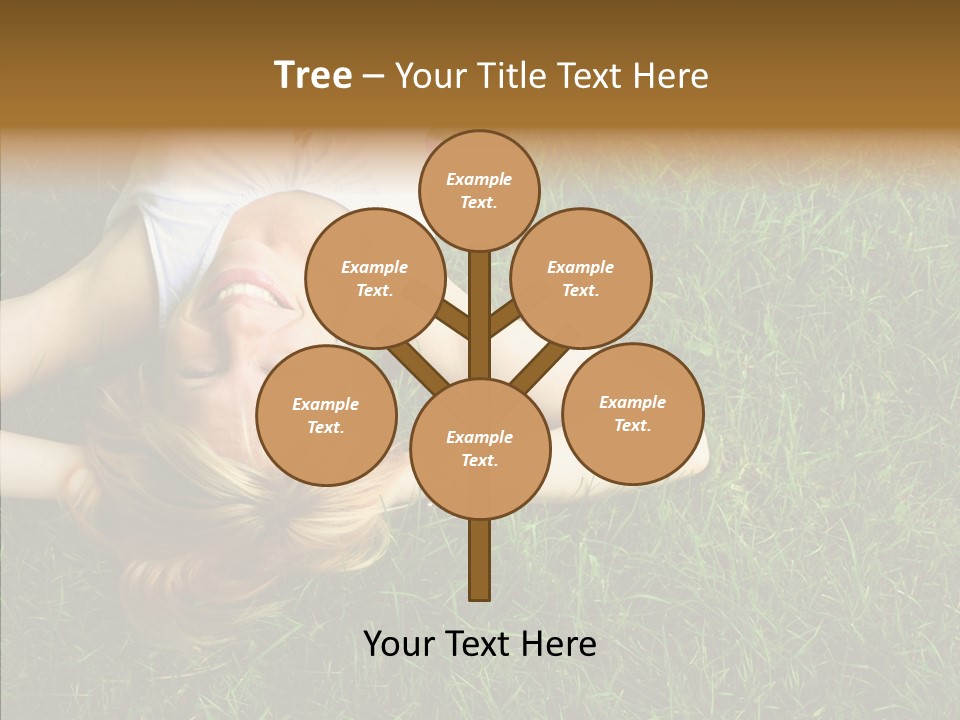 Relax Happiness Fashionable PowerPoint Template