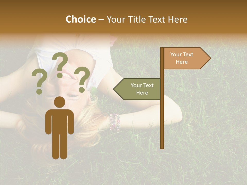 Relax Happiness Fashionable PowerPoint Template