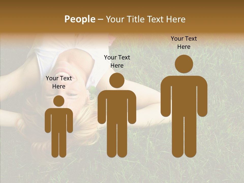 Relax Happiness Fashionable PowerPoint Template