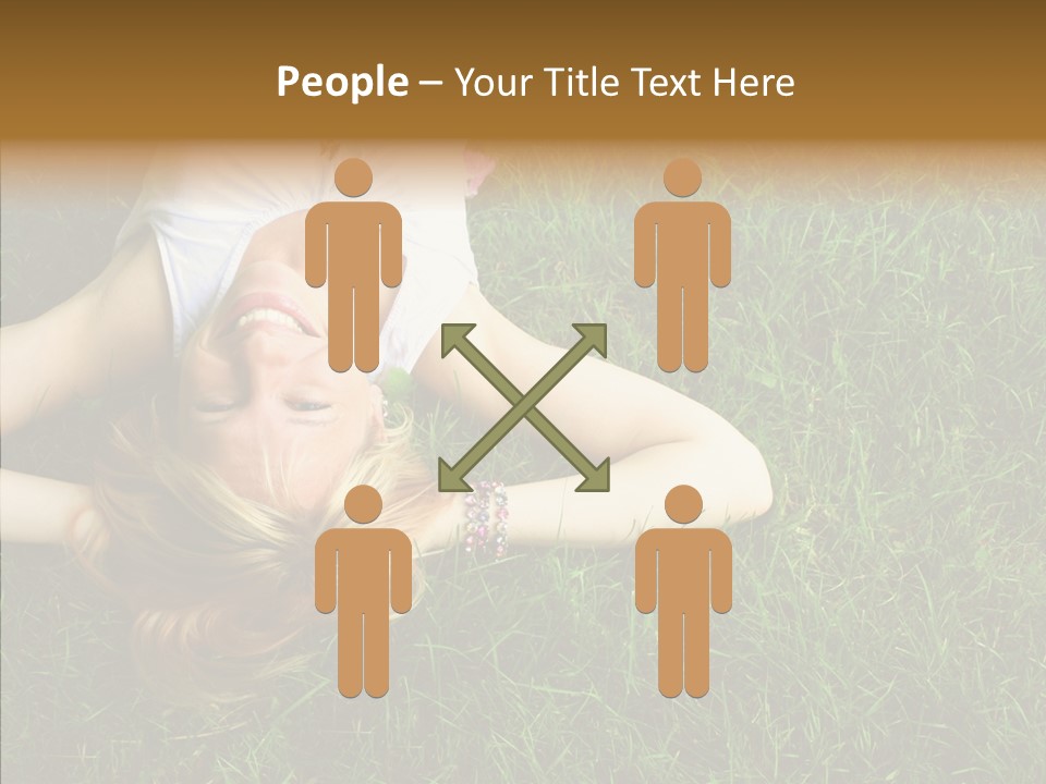 Relax Happiness Fashionable PowerPoint Template