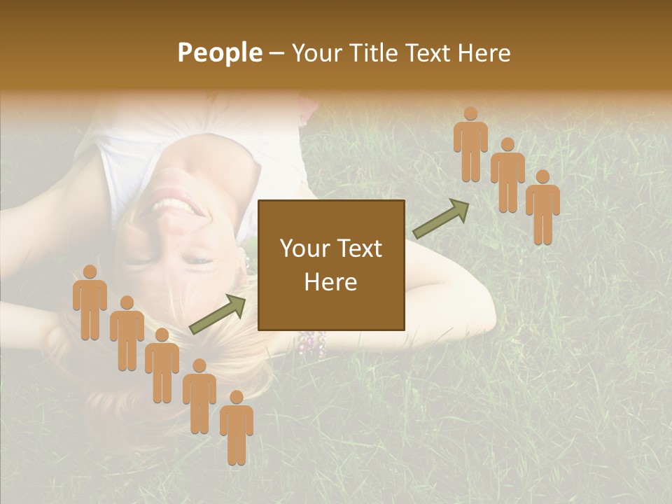 Relax Happiness Fashionable PowerPoint Template