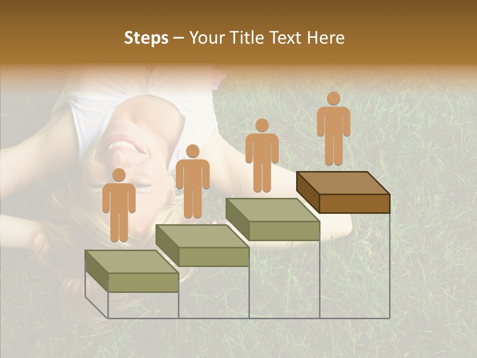 Relax Happiness Fashionable PowerPoint Template