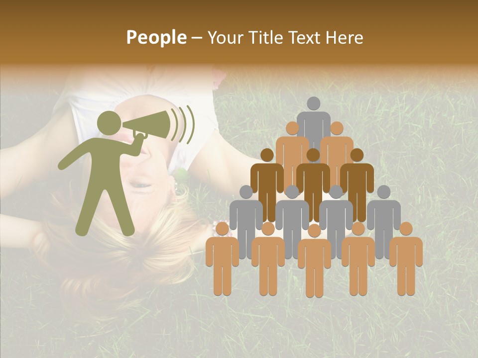 Relax Happiness Fashionable PowerPoint Template