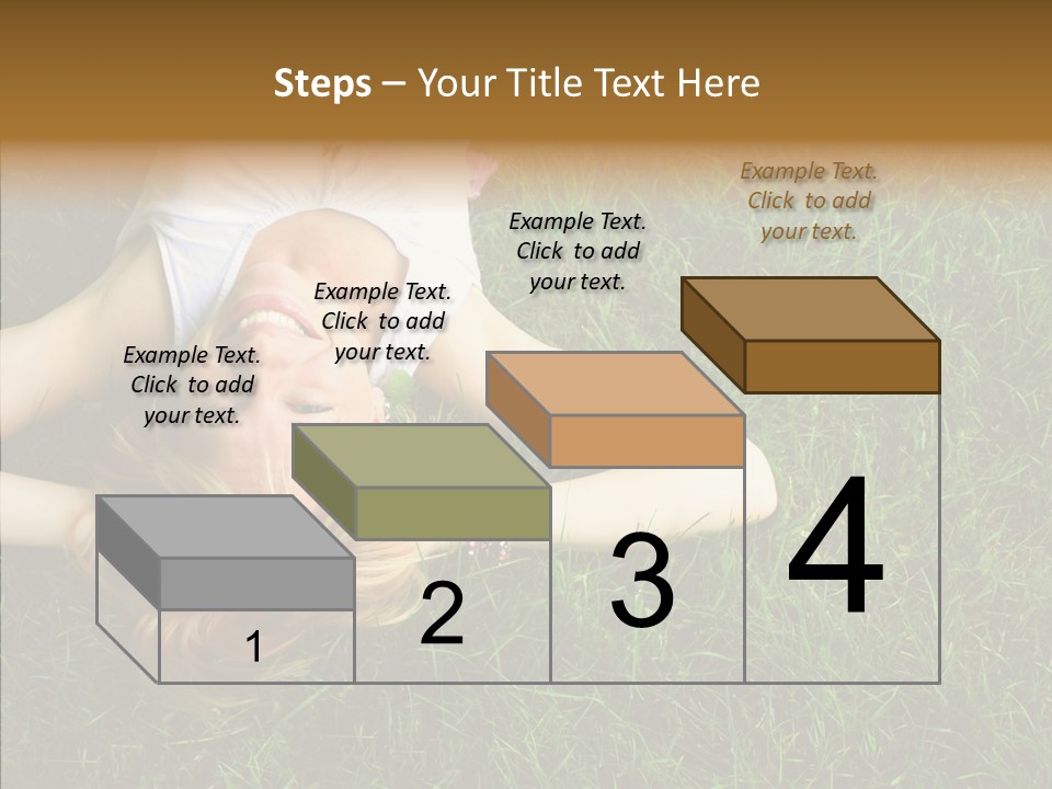 Relax Happiness Fashionable PowerPoint Template