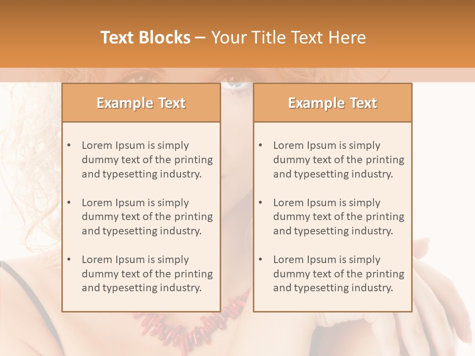 Face Harmony Lifestyle PowerPoint Template