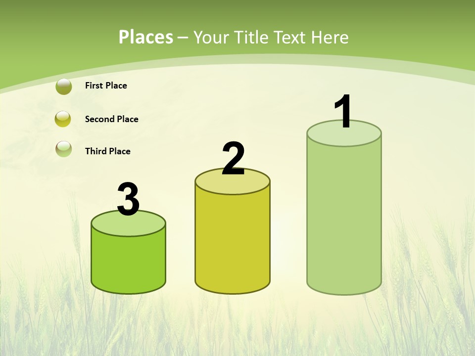 Green Orange Summertime PowerPoint Template