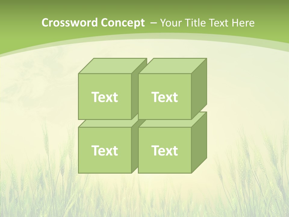 Green Orange Summertime PowerPoint Template