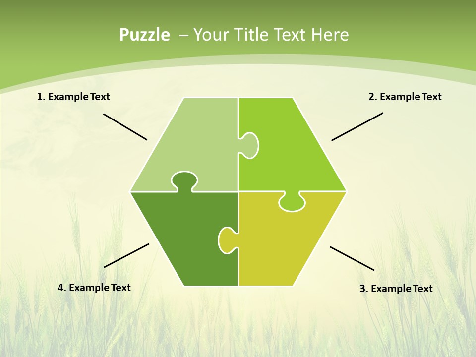 Green Orange Summertime PowerPoint Template