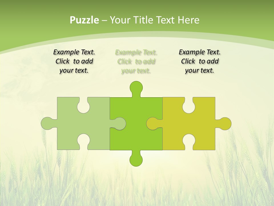 Green Orange Summertime PowerPoint Template