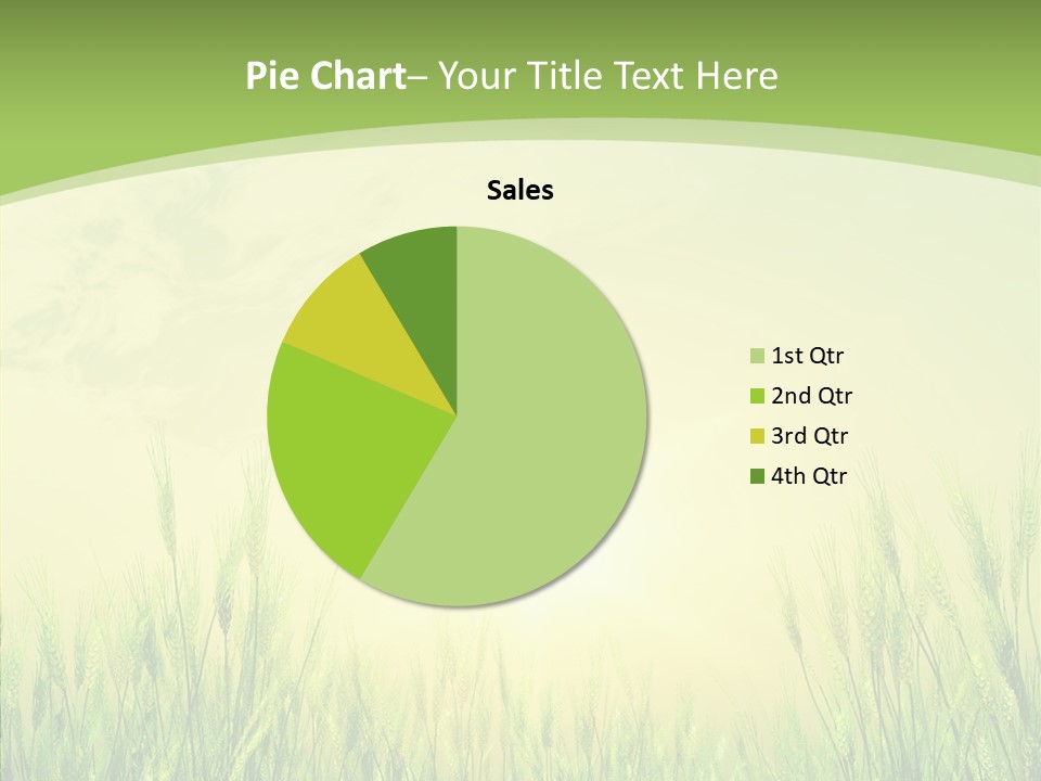 Green Orange Summertime PowerPoint Template