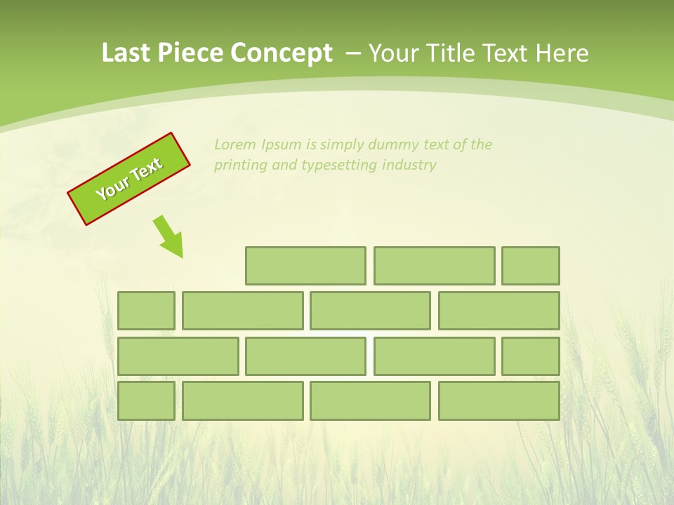 Green Orange Summertime PowerPoint Template