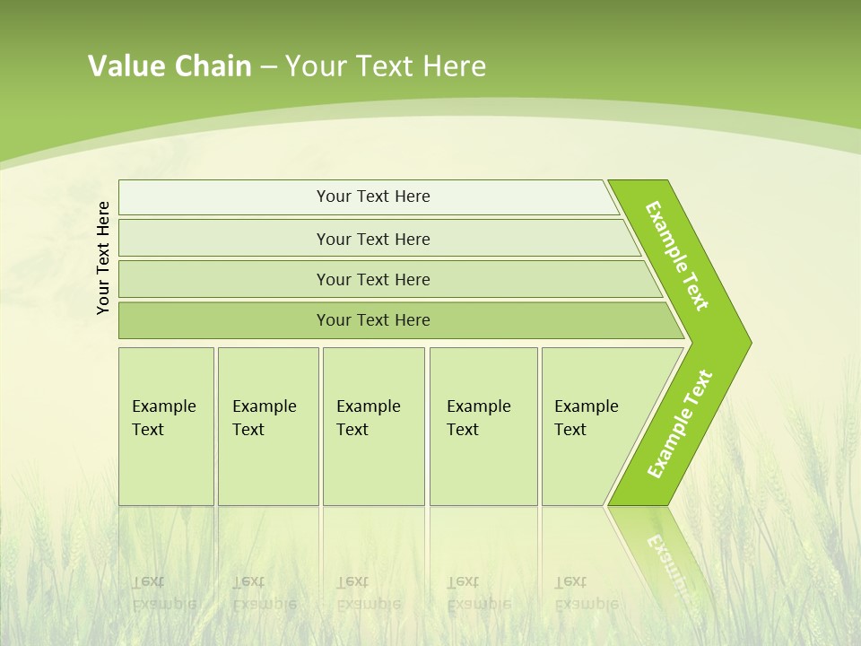 Green Orange Summertime PowerPoint Template
