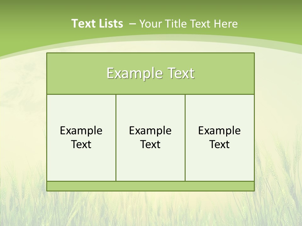 Green Orange Summertime PowerPoint Template