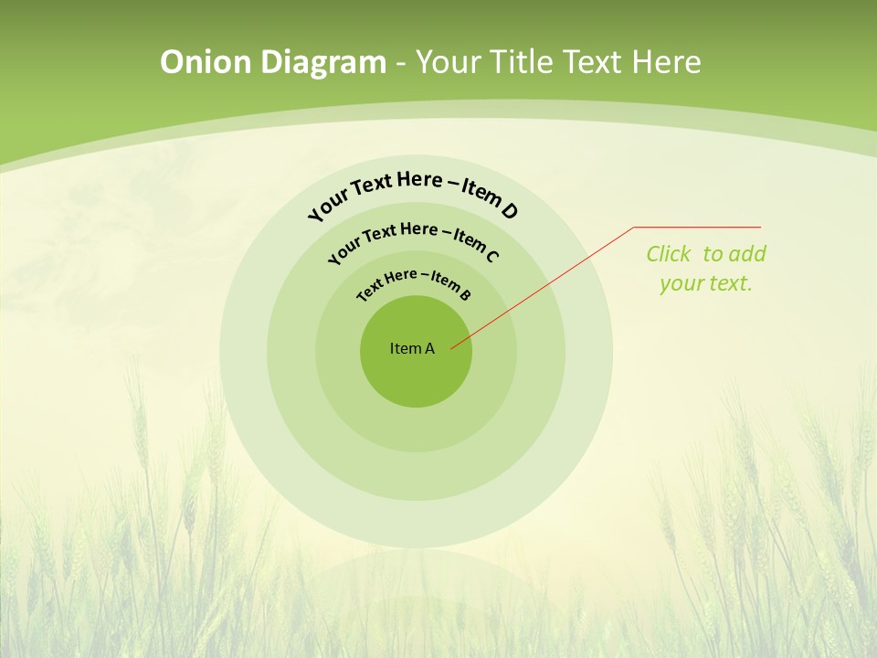 Green Orange Summertime PowerPoint Template