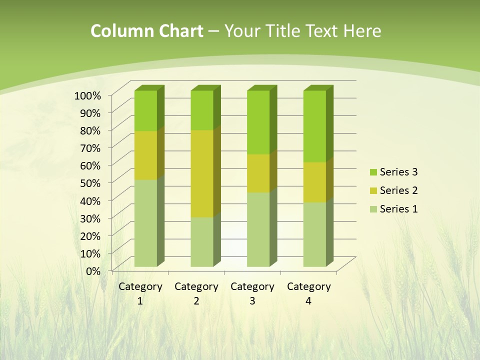 Green Orange Summertime PowerPoint Template