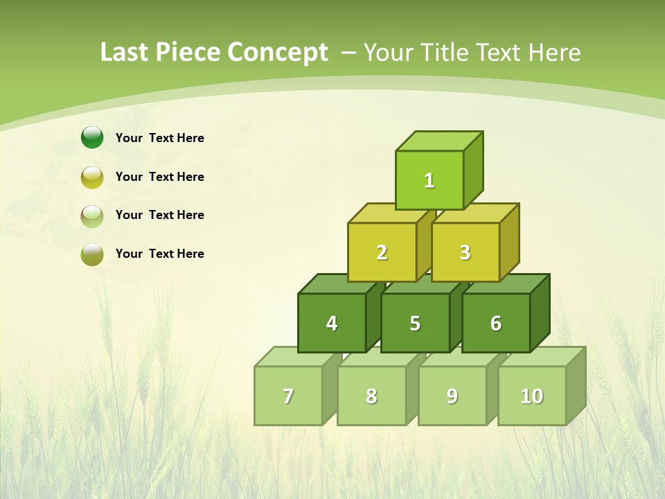 Green Orange Summertime PowerPoint Template