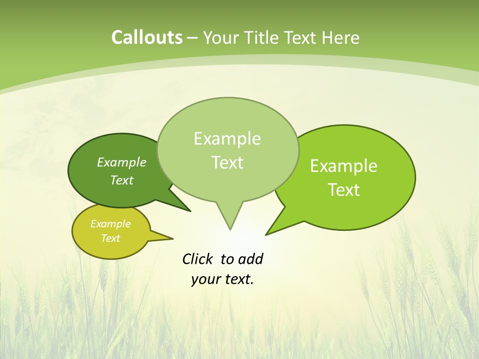 Green Orange Summertime PowerPoint Template