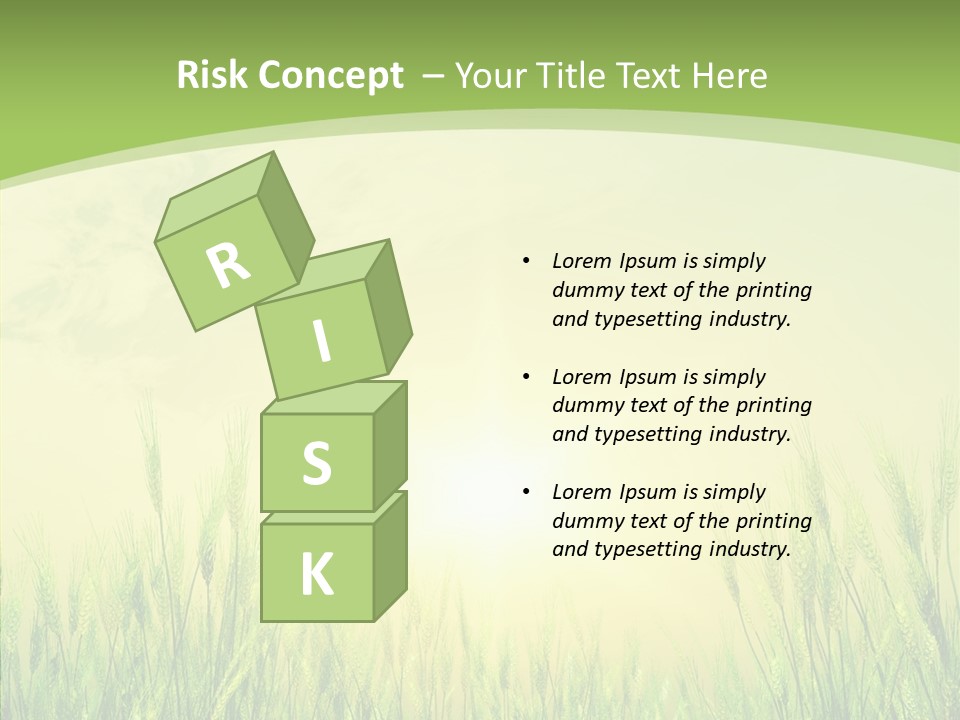 Green Orange Summertime PowerPoint Template