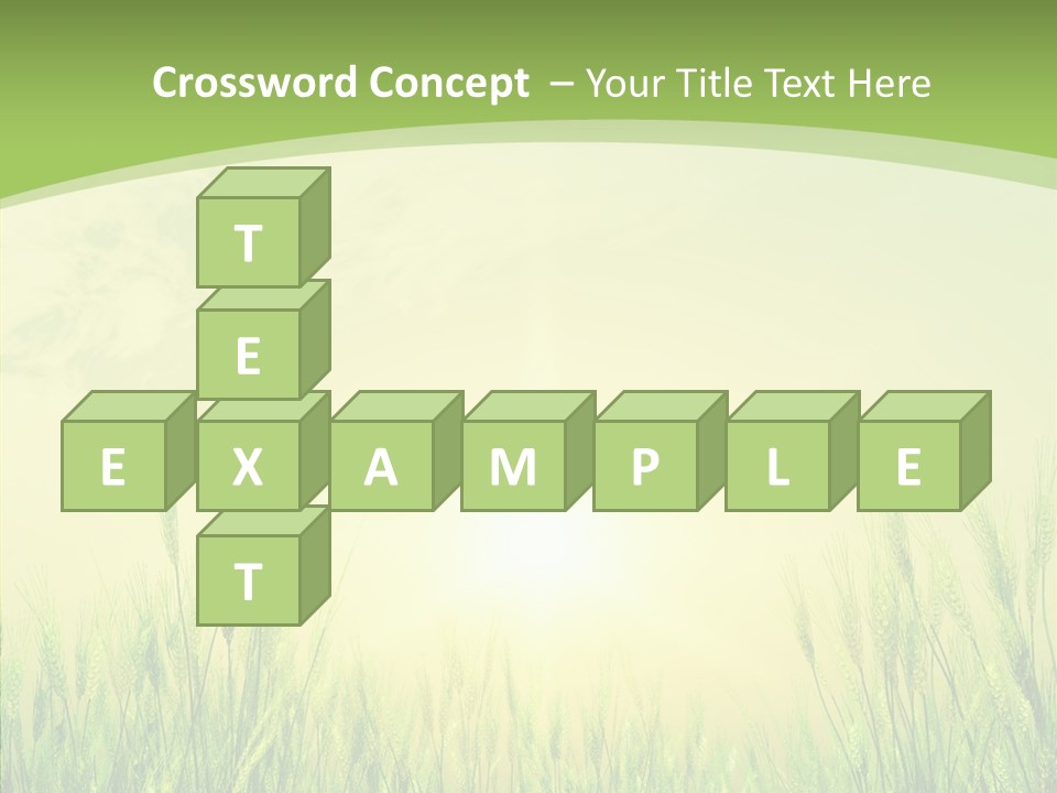 Green Orange Summertime PowerPoint Template