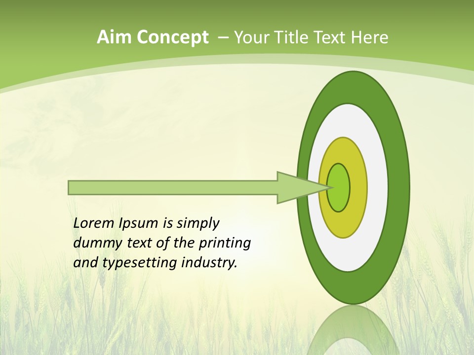 Green Orange Summertime PowerPoint Template