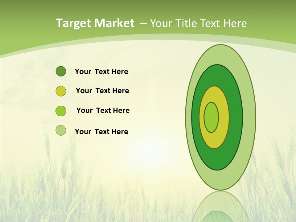 Green Orange Summertime PowerPoint Template