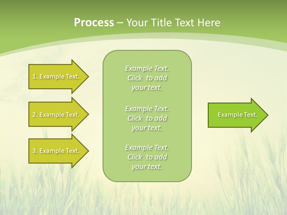 Green Orange Summertime PowerPoint Template