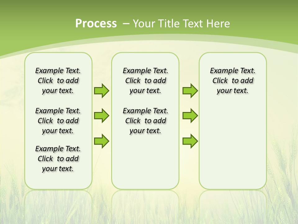Green Orange Summertime PowerPoint Template