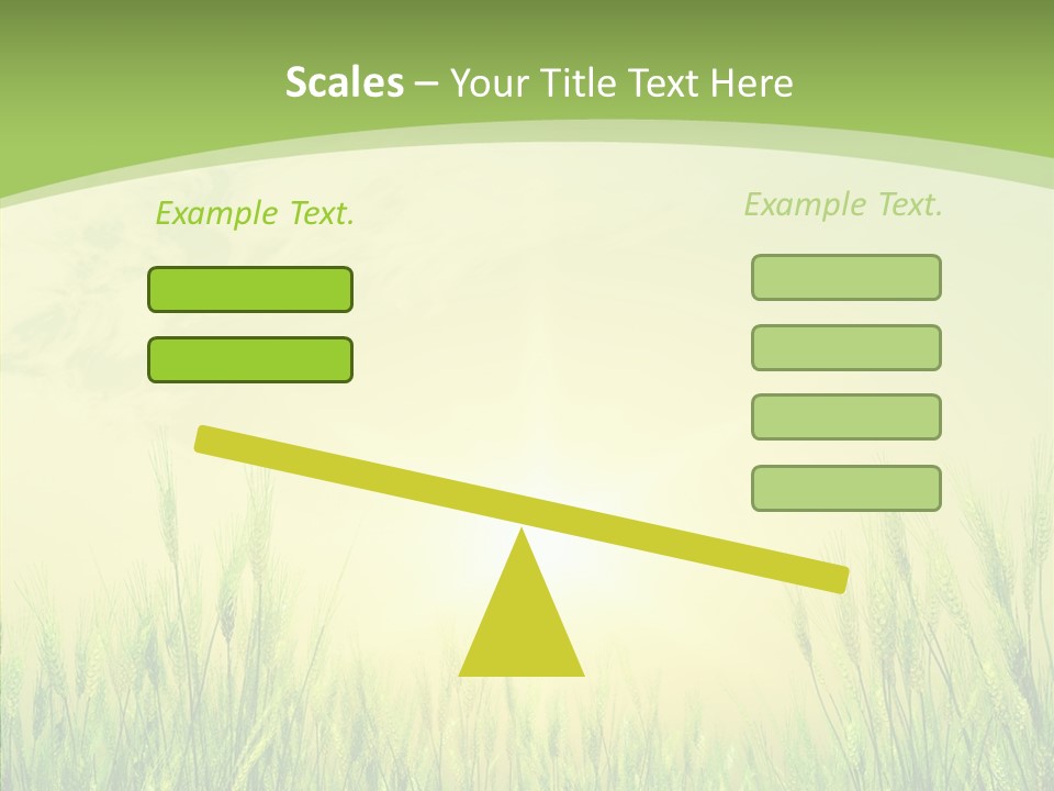 Green Orange Summertime PowerPoint Template