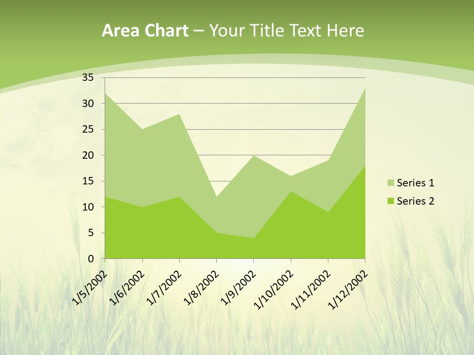 Green Orange Summertime PowerPoint Template