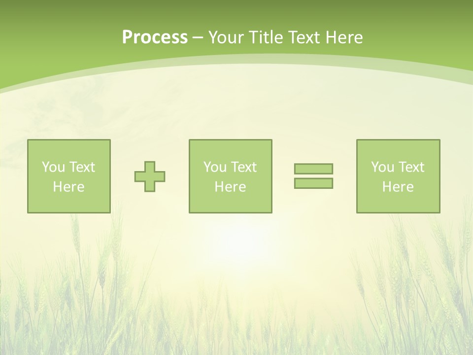Green Orange Summertime PowerPoint Template