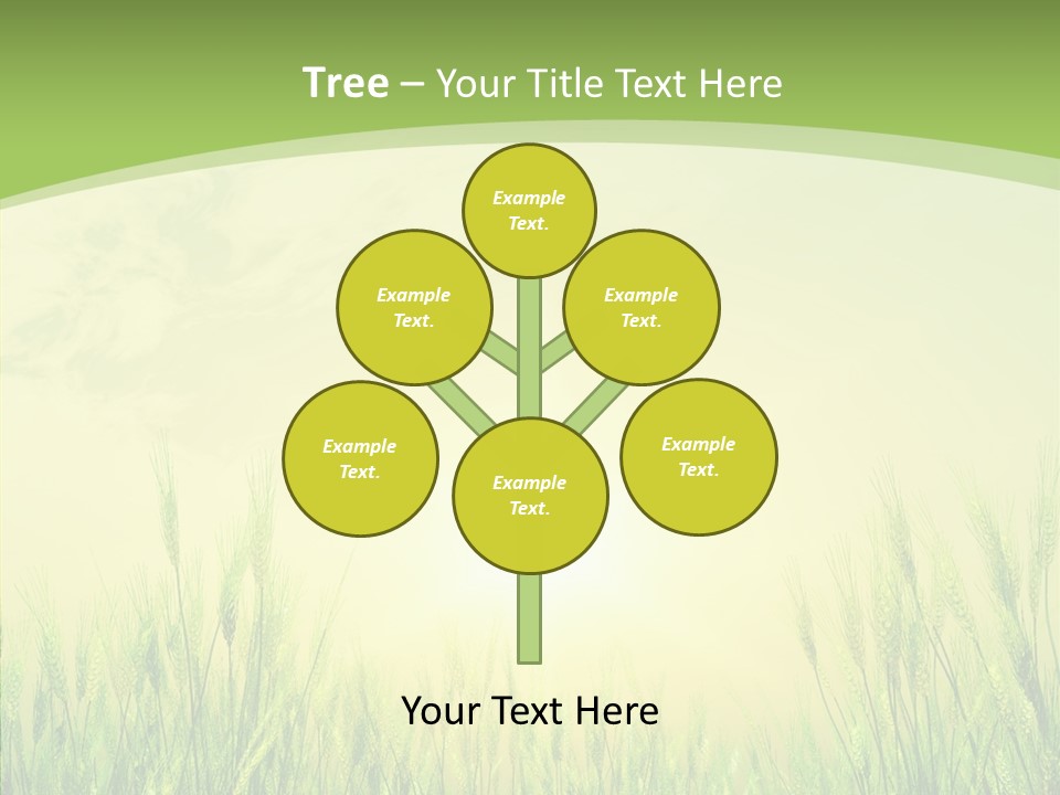 Green Orange Summertime PowerPoint Template