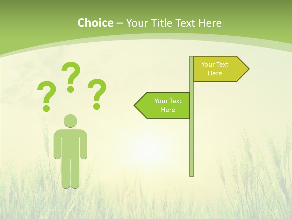 Green Orange Summertime PowerPoint Template