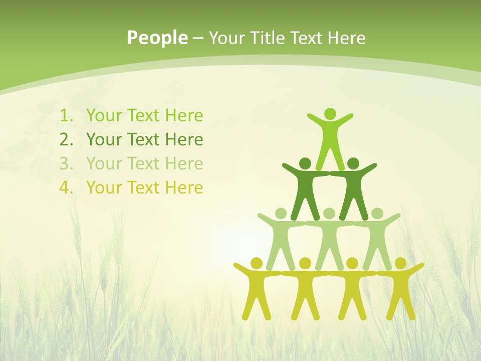 Green Orange Summertime PowerPoint Template