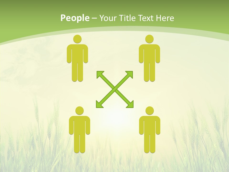 Green Orange Summertime PowerPoint Template