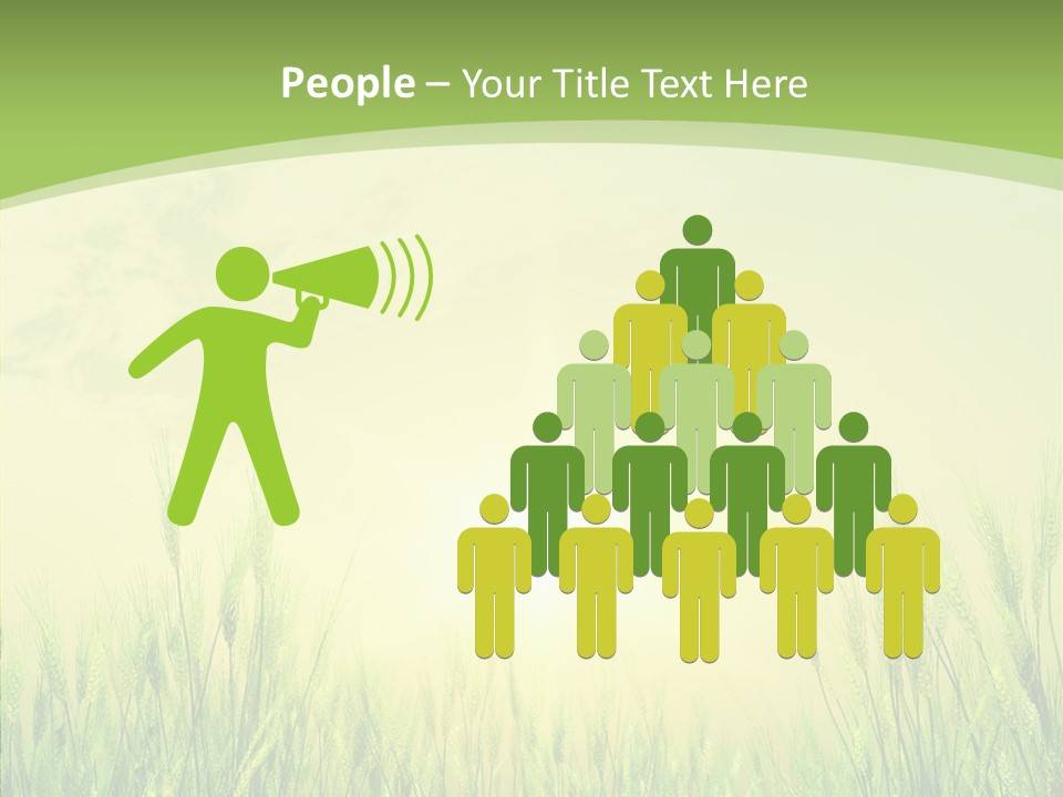 Green Orange Summertime PowerPoint Template