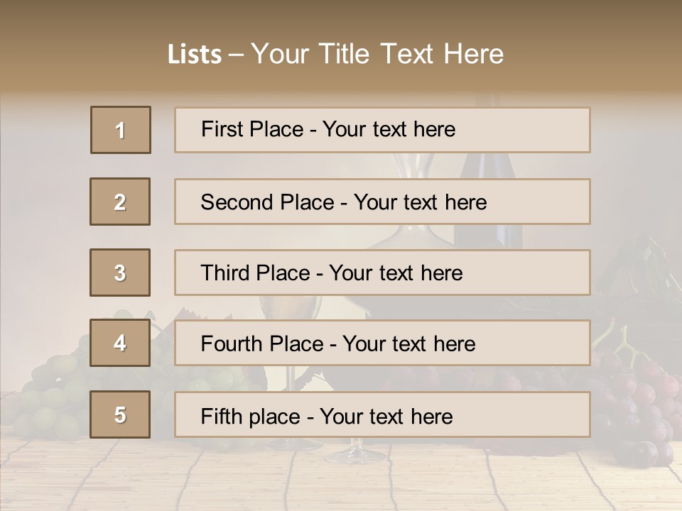 Tuscany Red Food PowerPoint Template