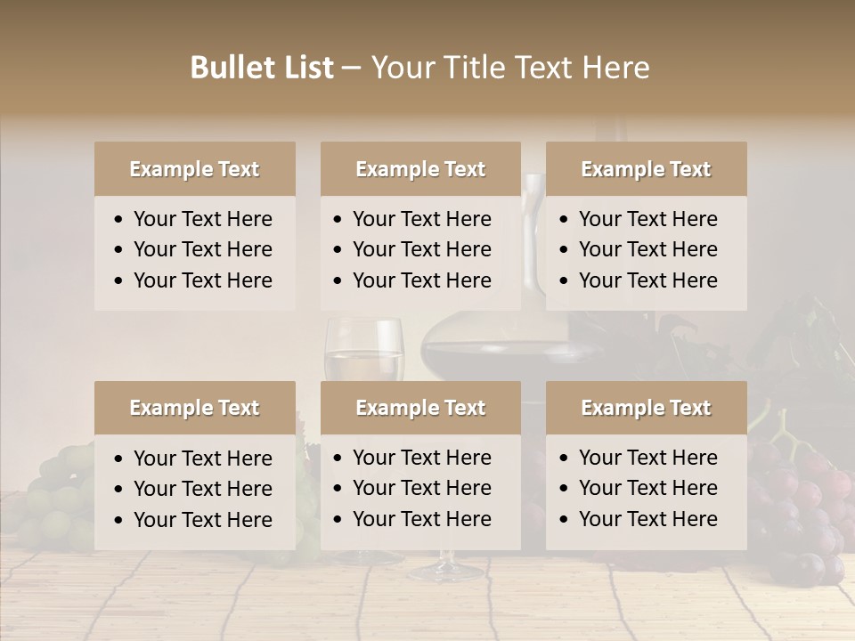 Tuscany Red Food PowerPoint Template