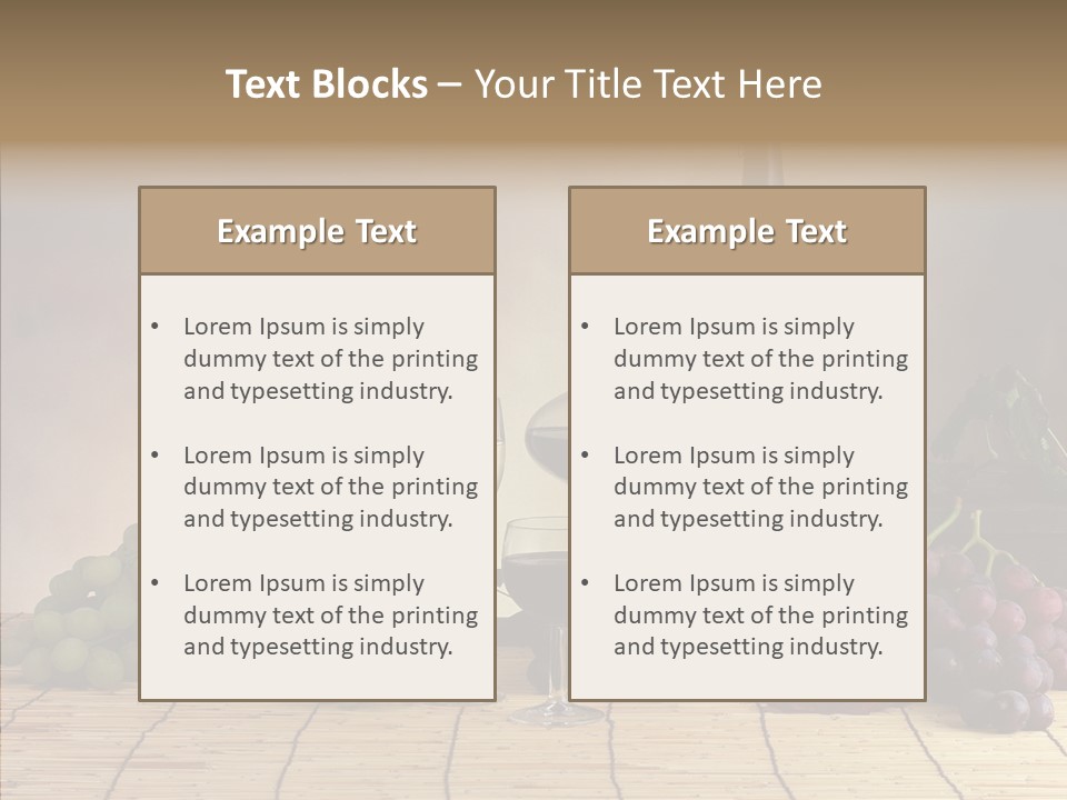 Tuscany Red Food PowerPoint Template