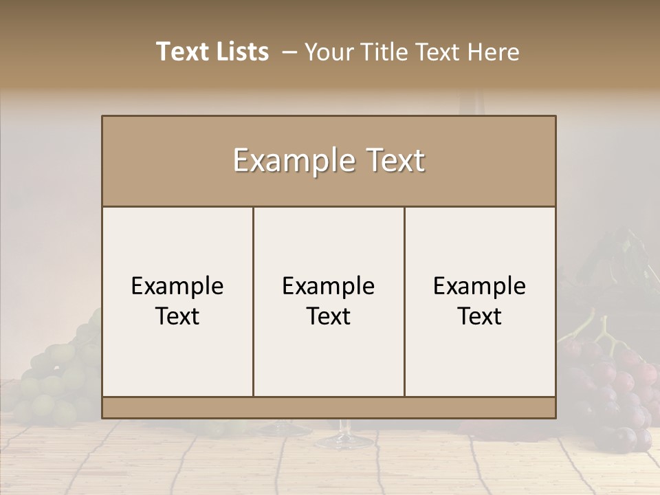Tuscany Red Food PowerPoint Template