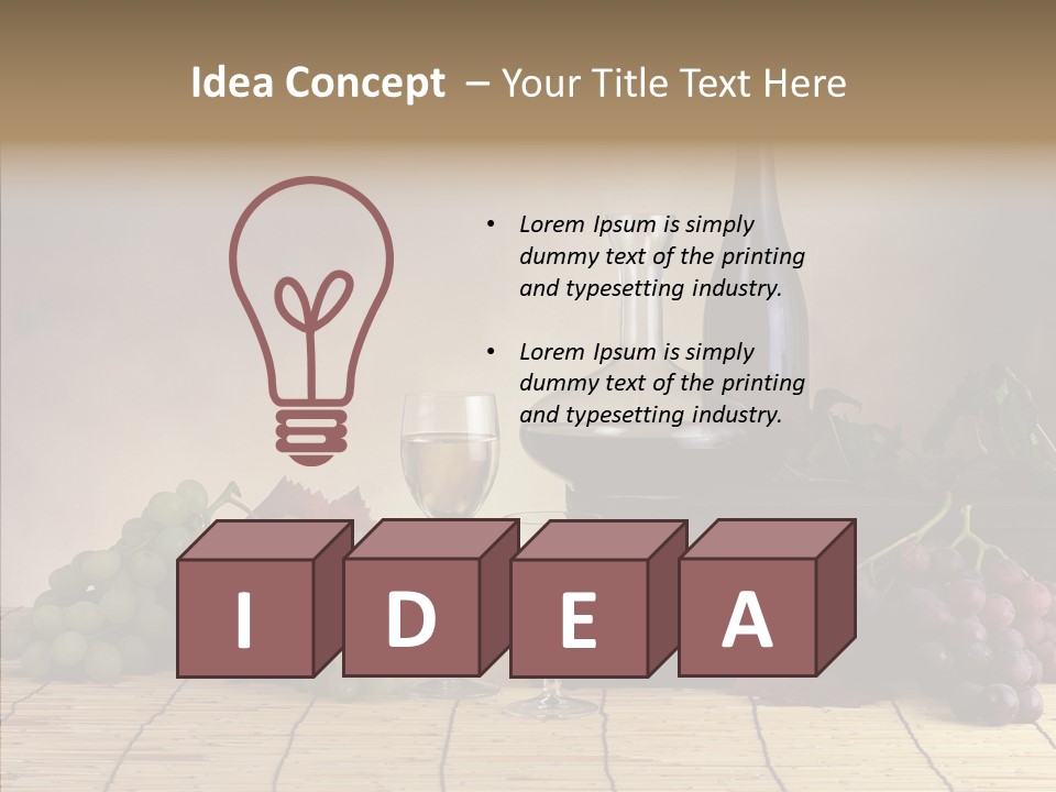 Tuscany Red Food PowerPoint Template