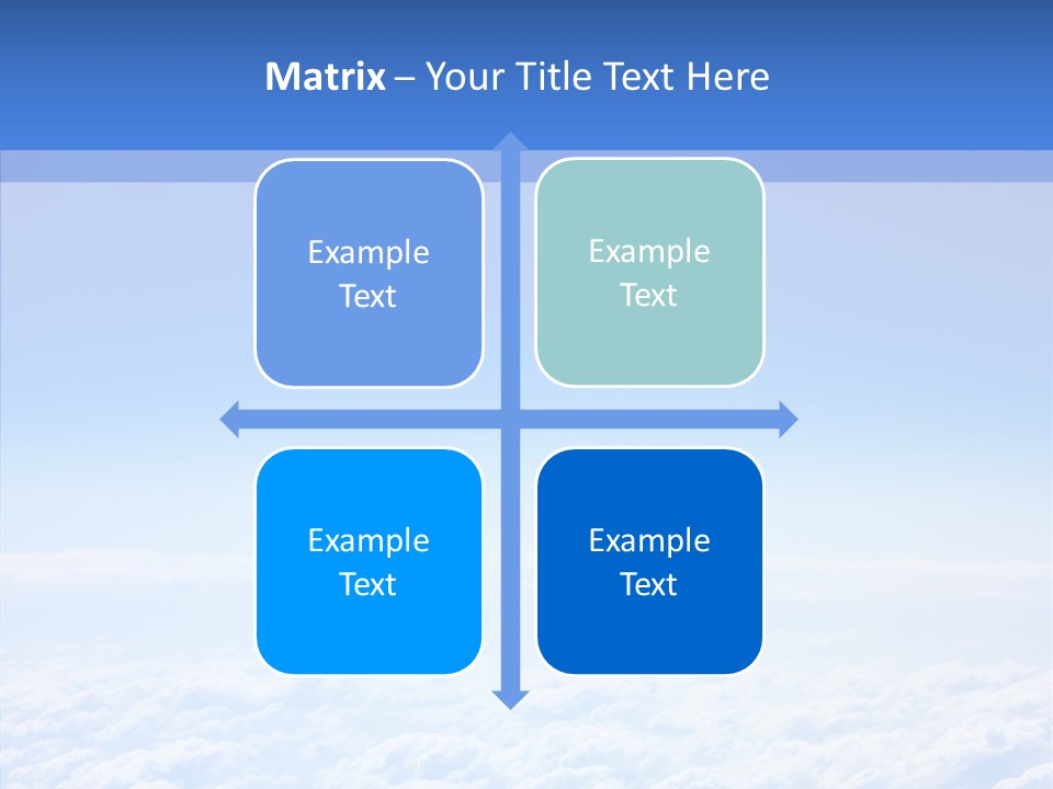 Fly Sky Spirit PowerPoint Template