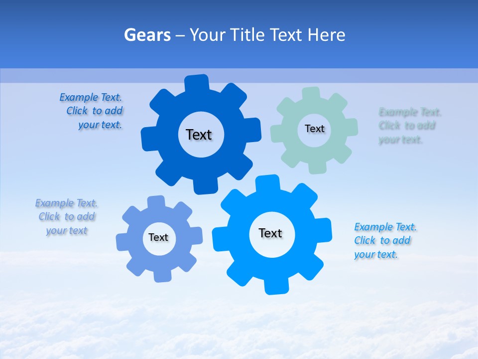 Fly Sky Spirit PowerPoint Template