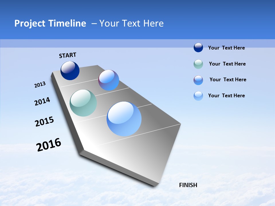 Fly Sky Spirit PowerPoint Template