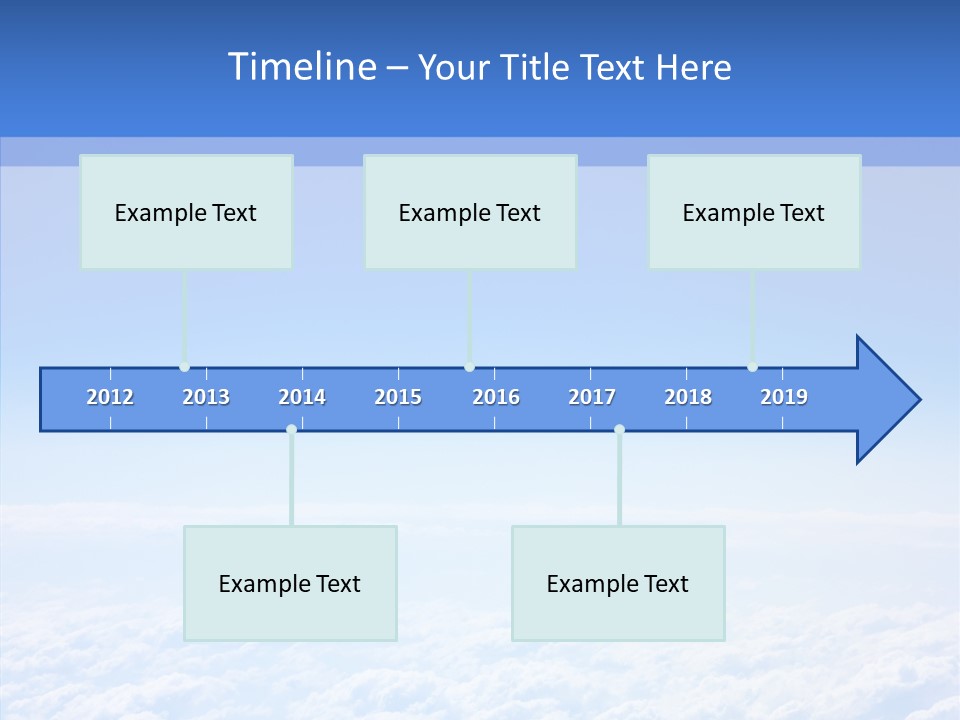 Fly Sky Spirit PowerPoint Template