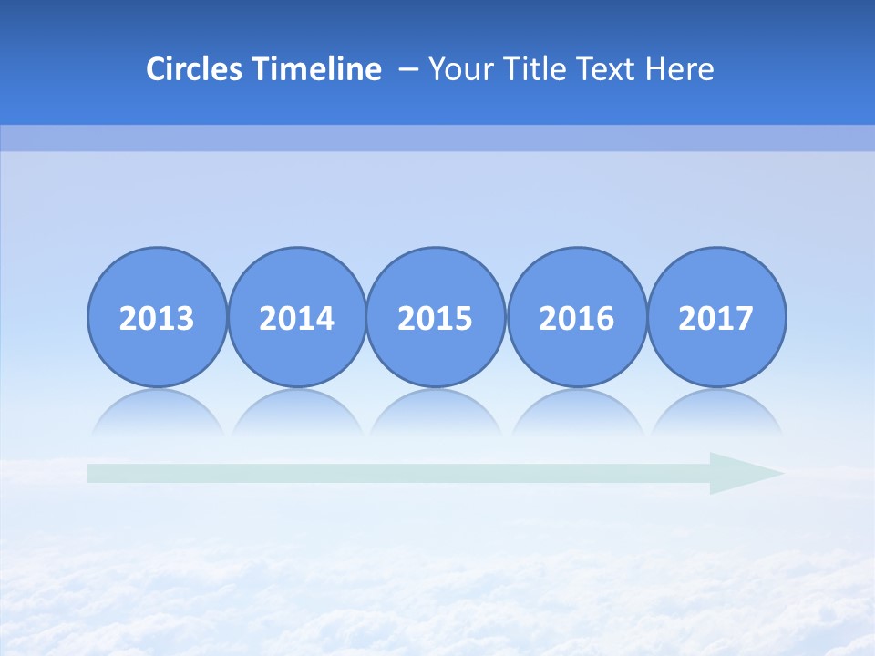 Fly Sky Spirit PowerPoint Template
