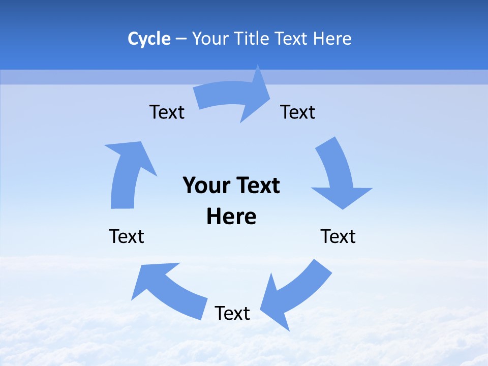 Fly Sky Spirit PowerPoint Template