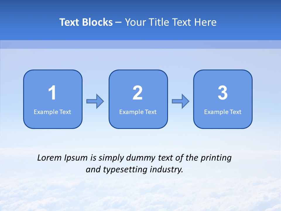 Fly Sky Spirit PowerPoint Template