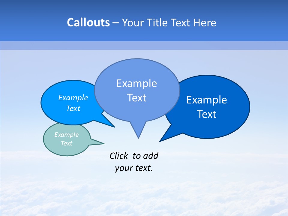 Fly Sky Spirit PowerPoint Template