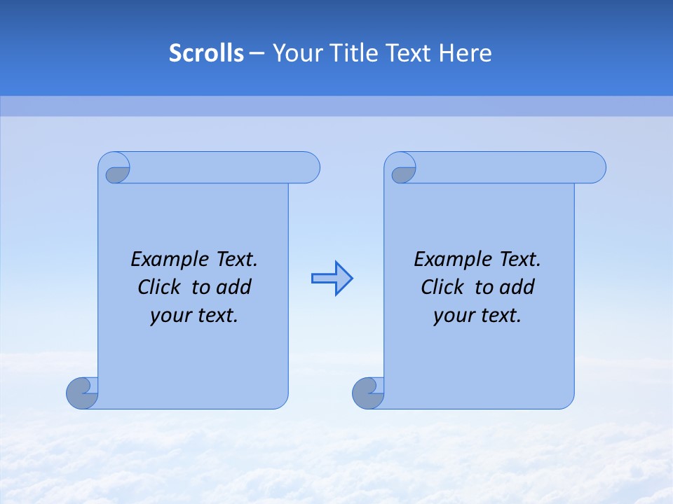 Fly Sky Spirit PowerPoint Template