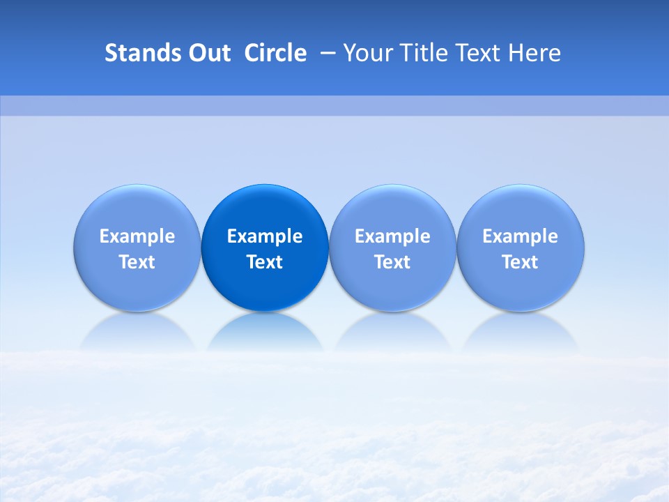 Fly Sky Spirit PowerPoint Template